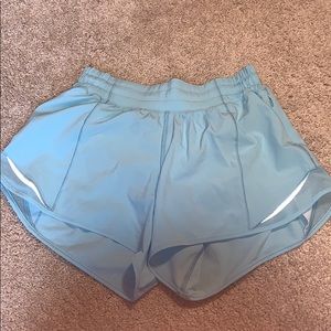 Light blue lululemon shorts